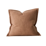 Figlio 50cm Chunky Woven Linen Look Cushion Cushion Weave-Local Figlio Terra Polyester