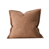 Figlio 50cm Chunky Woven Linen Look Cushion Cushion Weave-Local Figlio Terra Polyester