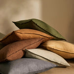 Fiore Linen Blend Chenille Cushion Cushion Weave-Local
