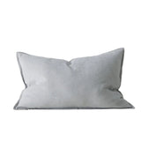 Ex Display - Fiore Linen Blend Chenille Cushion - Sage Cushion Weave-Local Fiore Breeze 40cm x 60cm Polyester