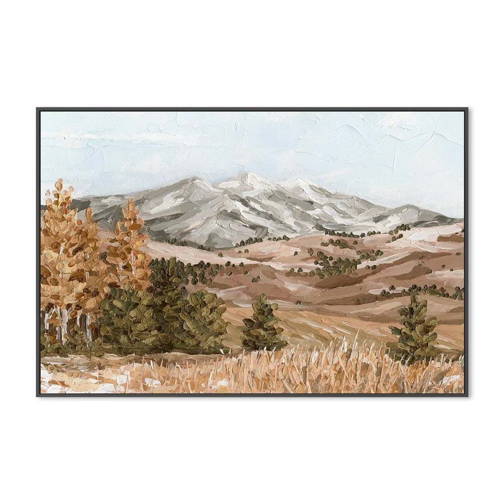 First Frost, By Hannah Weisner Wall Art Gioia-Local 60x40cm Framed Canvas Black