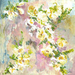 Fleur De Jardin, Style C, By Karen Cavania Wall Art Gioia-Local 50x50cm Framed Canvas Gold