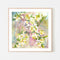 Fleur De Jardin, Style C, By Karen Cavania Wall Art Gioia-Local 50x50cm Framed Poster Black