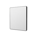 Ex Display - Flynn 120cm Curve Rectangular Mirror - Black Mirror Warran-Local