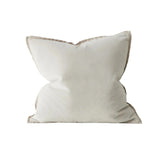 Francesca 50cm Core Velvet Plain Cushion Cushion Weave-Local Francesca Frost Polyester