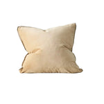 Ex Display - Francesca 50cm Core Velvet Plain Cushion - Mustard Cushion Weave-Local