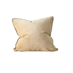 Ex Display - Francesca 50cm Core Velvet Plain Cushion - Mustard Cushion Weave-Local