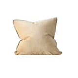 Ex Display - Francesca 50cm Core Velvet Plain Cushion - Mustard Cushion Weave-Local