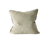 Francesca 50cm Core Velvet Plain Cushion Cushion Weave-Local Francesca Sage Polyester