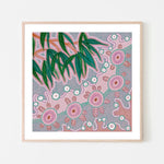 Gather Together, By Domica Hill Wall Art Gioia-Local Black Framed Poster 50x50cm