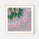 Gather Together, By Domica Hill Wall Art Gioia-Local Black Framed Poster 50x50cm