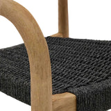 Set of 2 - Glynis Eucalyptus Timber Dining Chair - Black Dining Chair The Form-Local