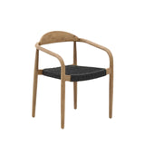 Set of 2 - Glynis Eucalyptus Timber Dining Chair - Black Dining Chair The Form-Local
