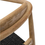 Set of 2 - Glynis Eucalyptus Timber Dining Chair - Black Dining Chair The Form-Local