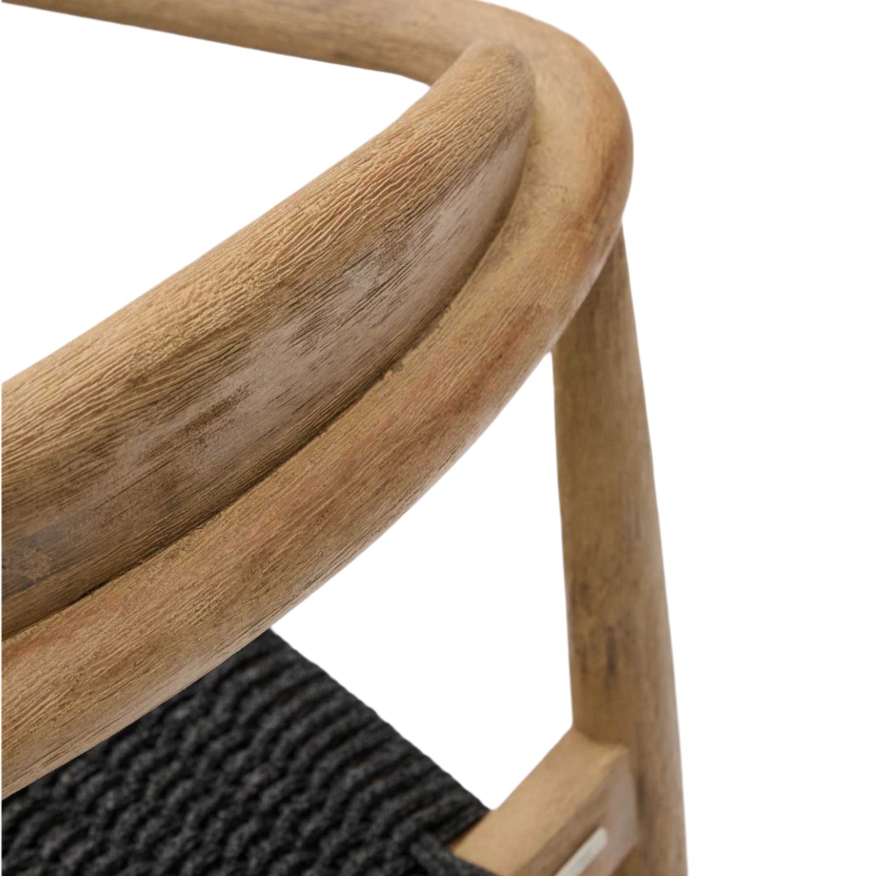 Set of 2 - Glynis Eucalyptus Timber Dining Chair - Black Dining Chair The Form-Local