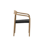 Set of 2 - Glynis Eucalyptus Timber Dining Chair - Black Dining Chair The Form-Local