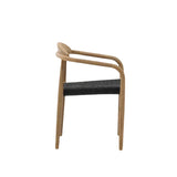 Set of 2 - Glynis Eucalyptus Timber Dining Chair - Black Dining Chair The Form-Local