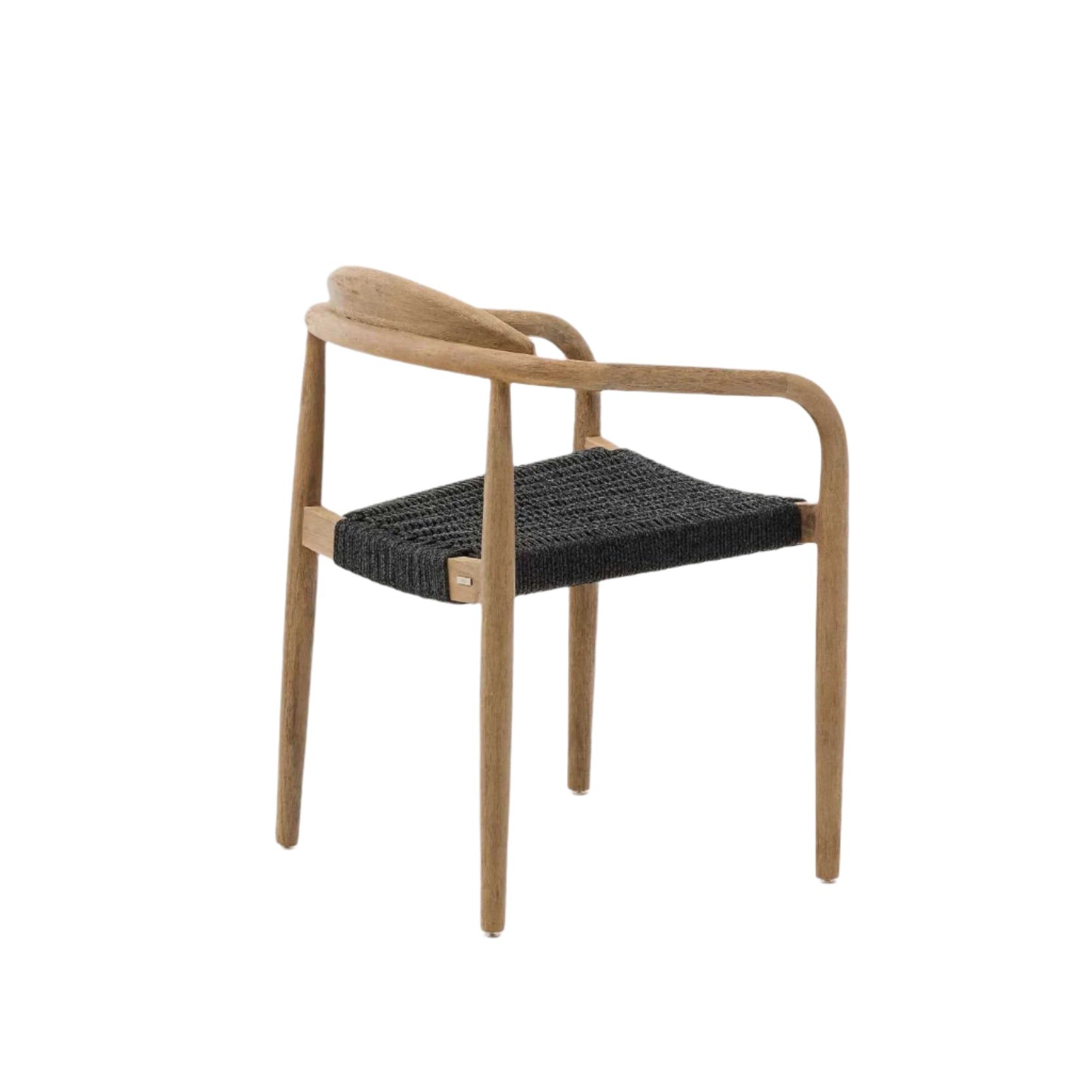 Set of 2 - Glynis Eucalyptus Timber Dining Chair - Black Dining Chair The Form-Local