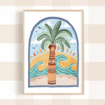Going Coconuts Palm Tree, By Pip and Phee Wall Art Gioia-Local
