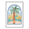 Going Coconuts Palm Tree, By Pip and Phee Wall Art Gioia-Local 40x60cm Framed Canvas Black