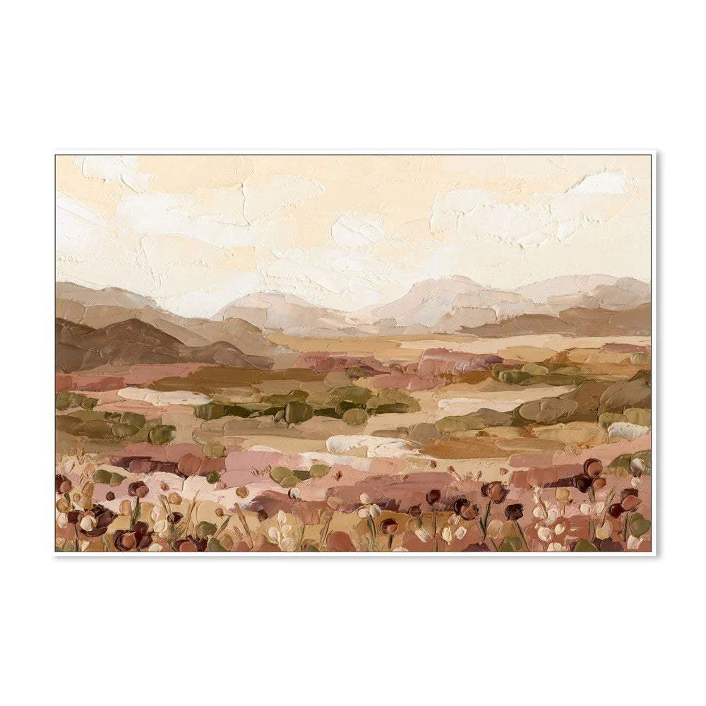 Golden Hour, By Hannah Weisner Wall Art Gioia-Local 60x40cm Framed Canvas White