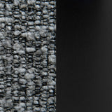 Jovan 68cm Matte Black Bar Stool - Graphite Grey Boucle Bar Stool Blue Steel Sofa- Core