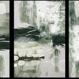 Green Chaos, Style A, B & C, Set Of 3, By Sally Ann Moss Wall Art Gioia-Local 40x60cm Framed Canvas Gold