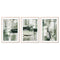 Green Chaos, Style A, B & C, Set Of 3, By Sally Ann Moss Wall Art Gioia-Local 40x60cm Framed Poster Black