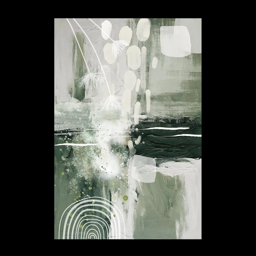 Green Chaos, Style A, B & C, Set Of 3, By Sally Ann Moss Wall Art Gioia-Local