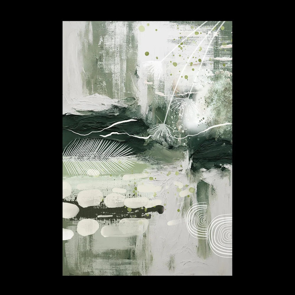 Green Chaos, Style A, B & C, Set Of 3, By Sally Ann Moss Wall Art Gioia-Local