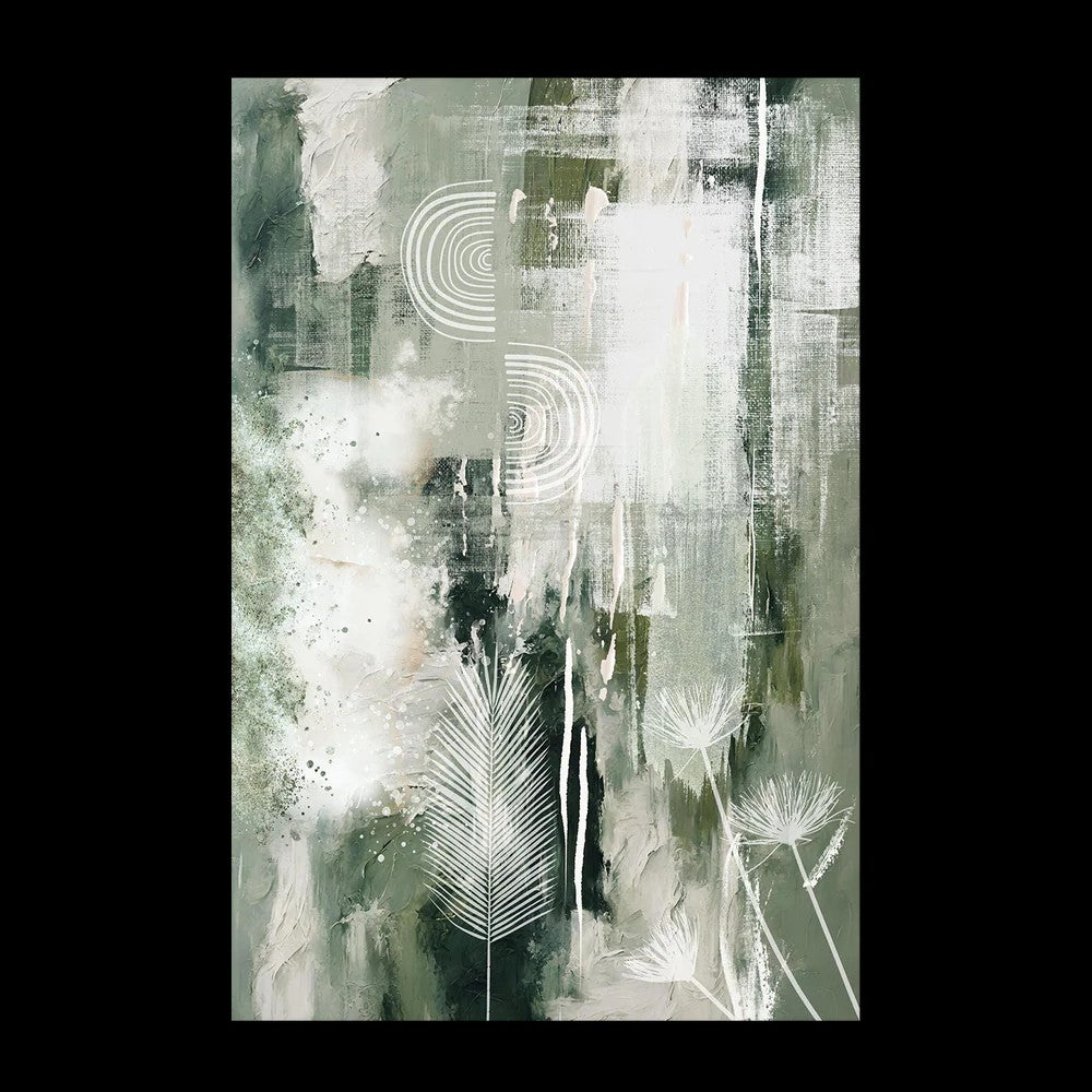 Green Chaos, Style A, B & C, Set Of 3, By Sally Ann Moss Wall Art Gioia-Local