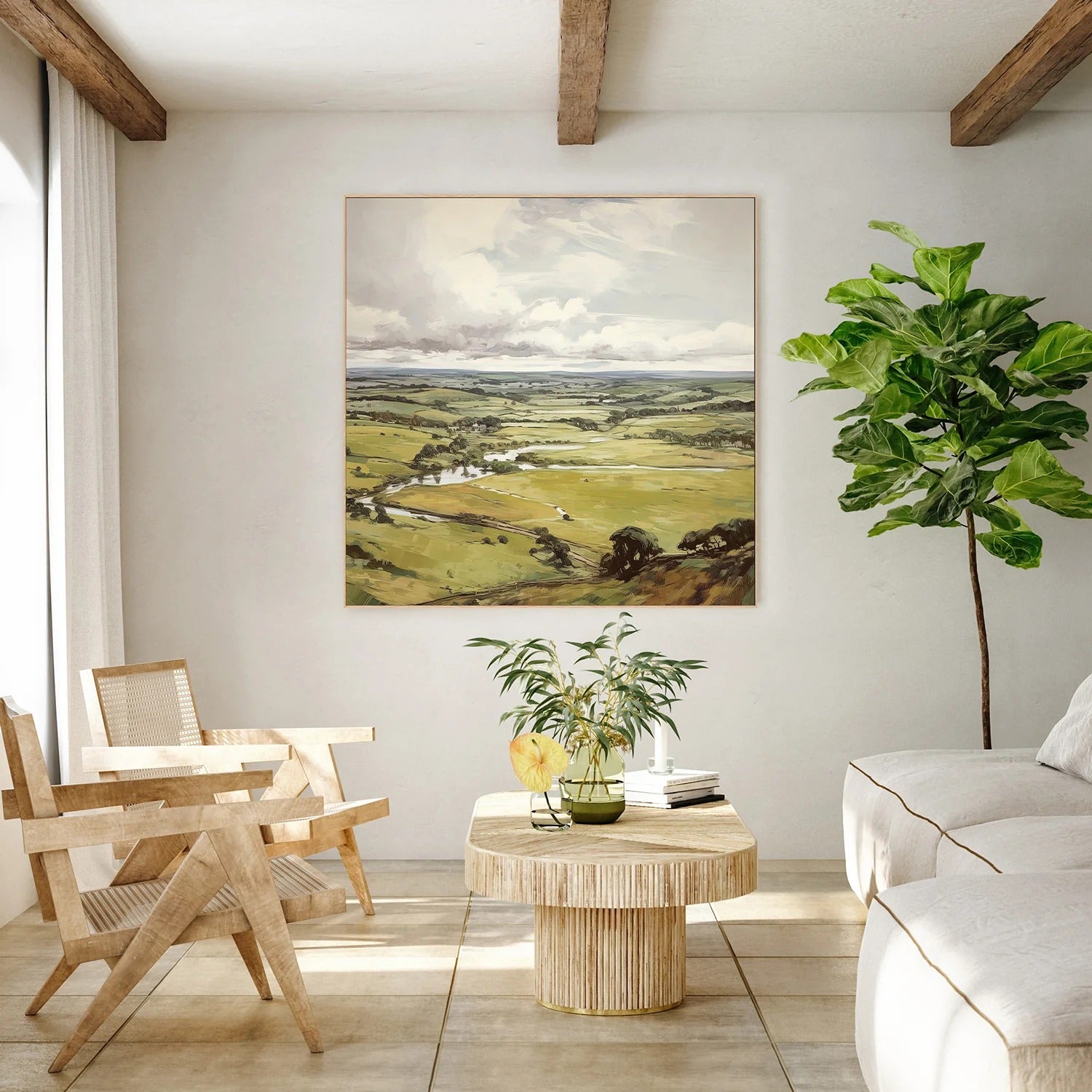 Green Hill Vista, By Raymond Powers Wall Art Gioia-Local