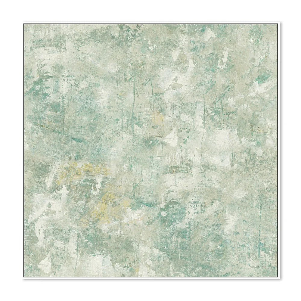 Green Summer, By Danhui Nai Wall Art Gioia-Local 50x50cm Framed Canvas White
