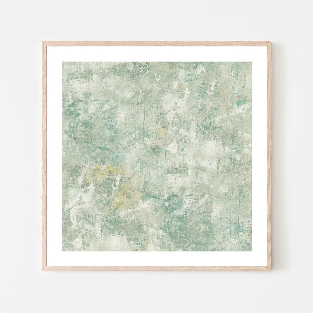 Green Summer, By Danhui Nai Wall Art Gioia-Local 50x50cm Framed Poster Black