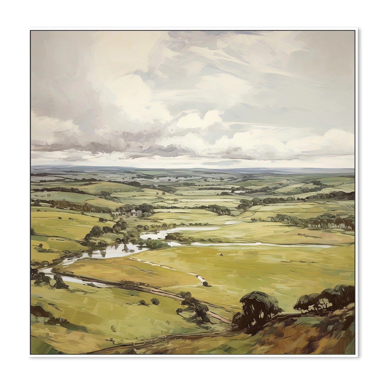 Green Hill Vista, By Raymond Powers Wall Art Gioia-Local