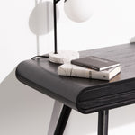 Joshua Narrow Wood Console Table - Black 75cm (H) Console Table Drake-Core   