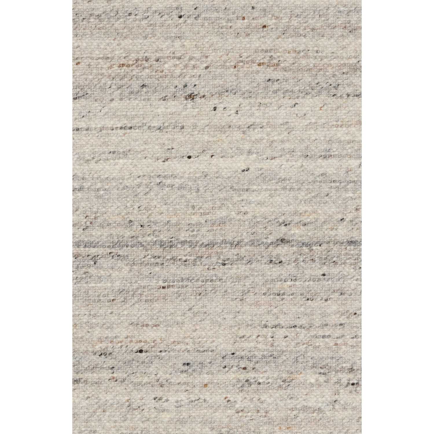 Hampton Handwoven Wool Rug - Smoke Grey Rug Mos-Local