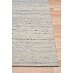 Ex Display - Hampton Handwoven 200 x 290cm Wool Rug - Grey Rug Mos-Local