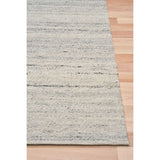 Ex Display - Hampton Handwoven 200 x 290cm Wool Rug - Grey Rug Mos-Local