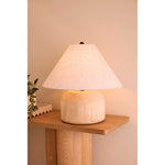 Harol Wooden Table Lamp - Natural Lighting Albi-Local
