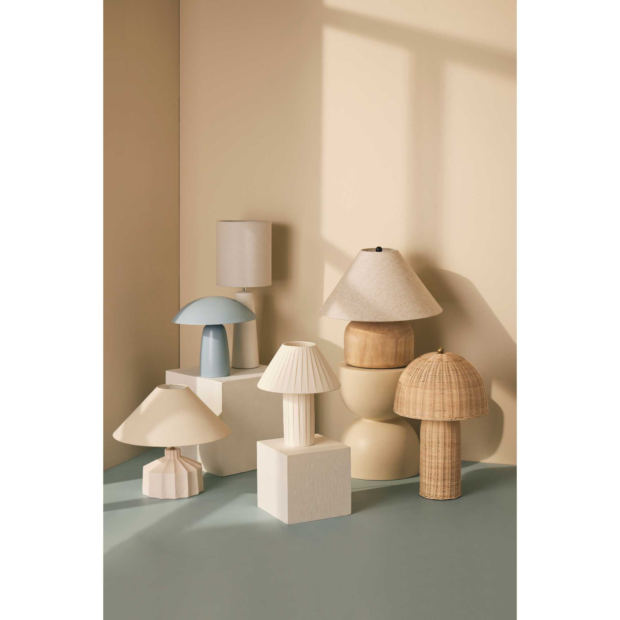 Harol Wooden Table Lamp - Natural Lighting Albi-Local