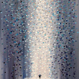 Hazy Rain, By Ekaterina Ermilkina Wall Art Gioia-Local Gold Framed Canvas 40x60cm