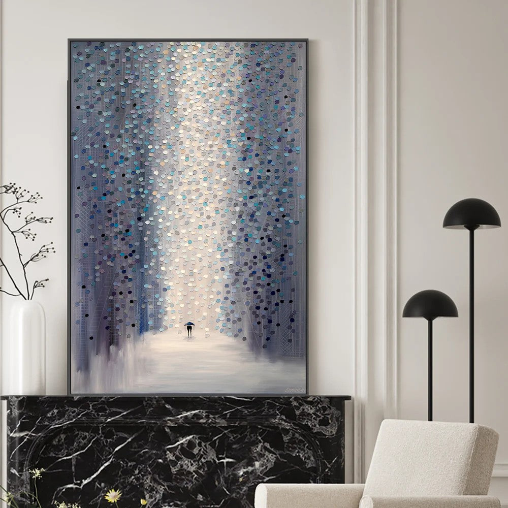Hazy Rain, By Ekaterina Ermilkina Wall Art Gioia-Local