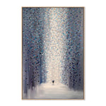 Hazy Rain, By Ekaterina Ermilkina Wall Art Gioia-Local Oak Framed Canvas 40x60cm