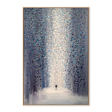 Hazy Rain, By Ekaterina Ermilkina Wall Art Gioia-Local Oak Framed Canvas 40x60cm