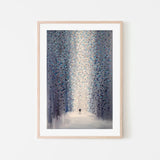 Hazy Rain, By Ekaterina Ermilkina Wall Art Gioia-Local Black Framed Poster 40x60cm