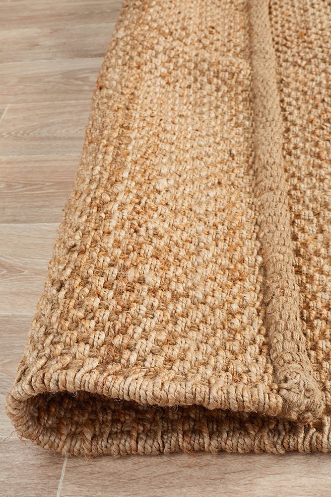 Heritage 220 x 150cm Handwoven Rug - Natural Rug UN Rugs-Local   