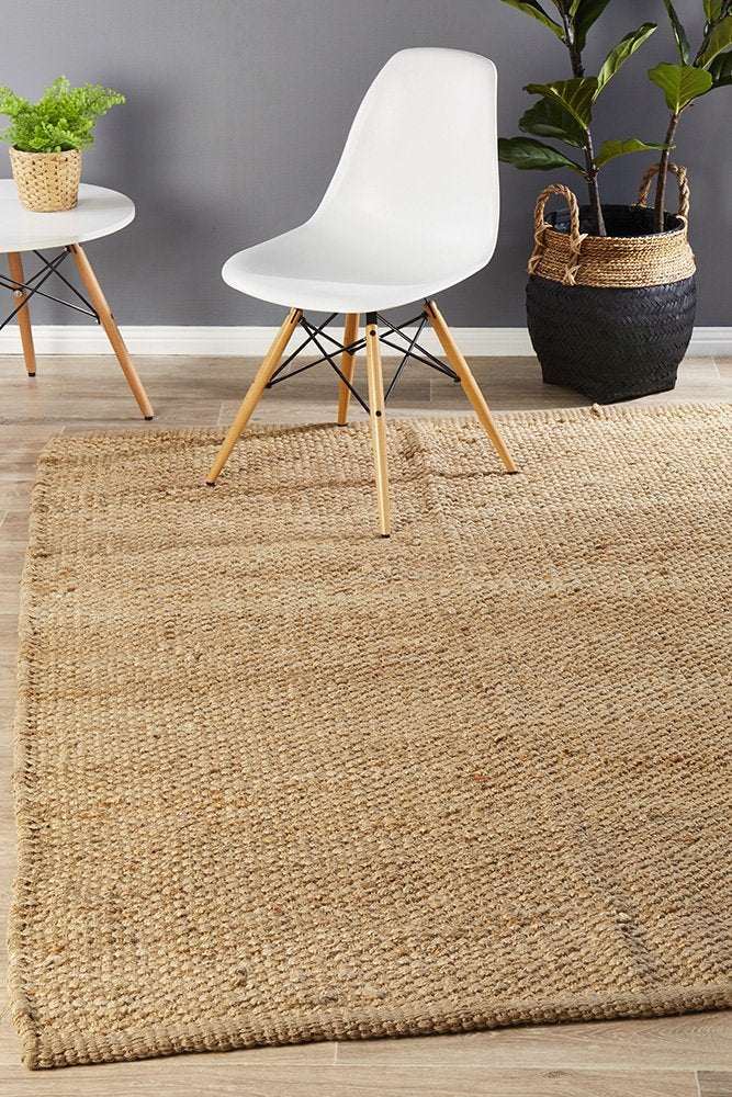 Heritage 220 x 150cm Handwoven Rug - Natural Rug UN Rugs-Local   