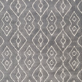 Hiero Bohemian Patterned Rug - Grey and Ivory 300 cm x 390 cm Rug Mos-Local   