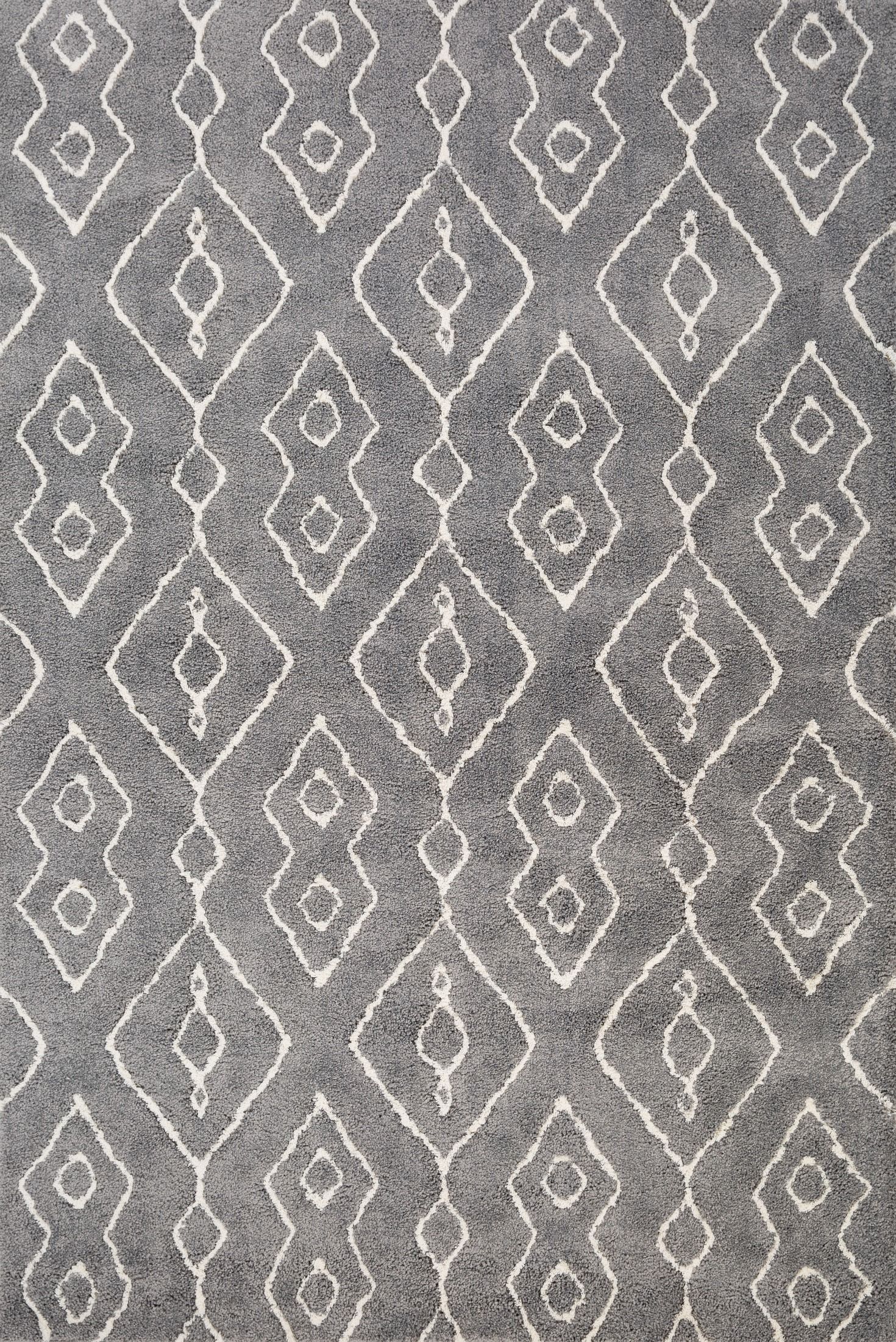 Hiero Bohemian Patterned Rug - Grey and Ivory 300 cm x 390 cm Rug Mos-Local   